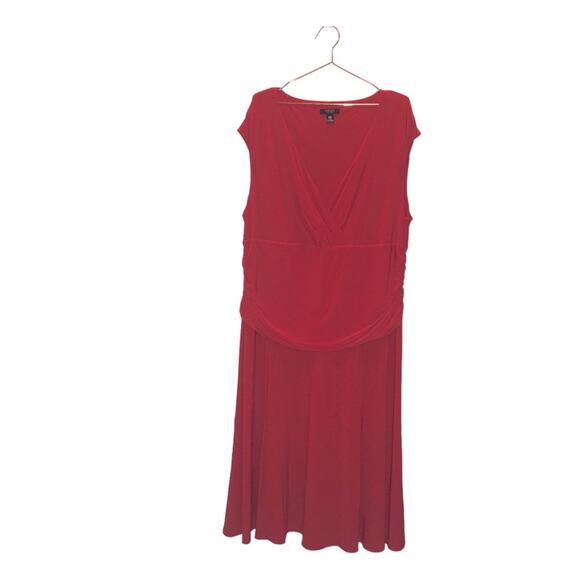 Chaps Dresses & Skirts - CHAPS Red Dress sleeveless size 22W
